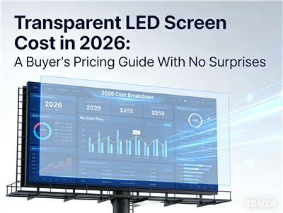 Biaya Layar LED Transparan pada tahun 2026 Panduan Harga Pembeli Tanpa Kejutan