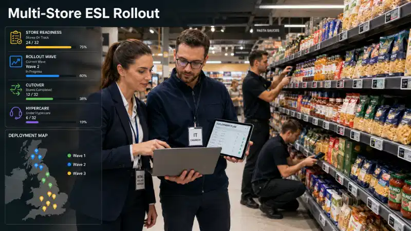 Rencana Peluncuran Label Rak Elektronik untuk Ritel Multi-Toko